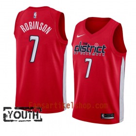 Washington Wizards Trikot Devin Robinson 7 2018-19 Nike Rot Swingman - Kinder